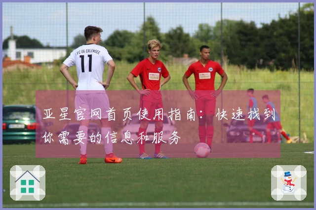 亚星官网首页使用指南：快速找到你需要的信息和服务